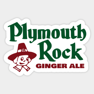 Plymouth Rock Ginger Ale - Vintage Soda Pop Bottle Cap Sticker